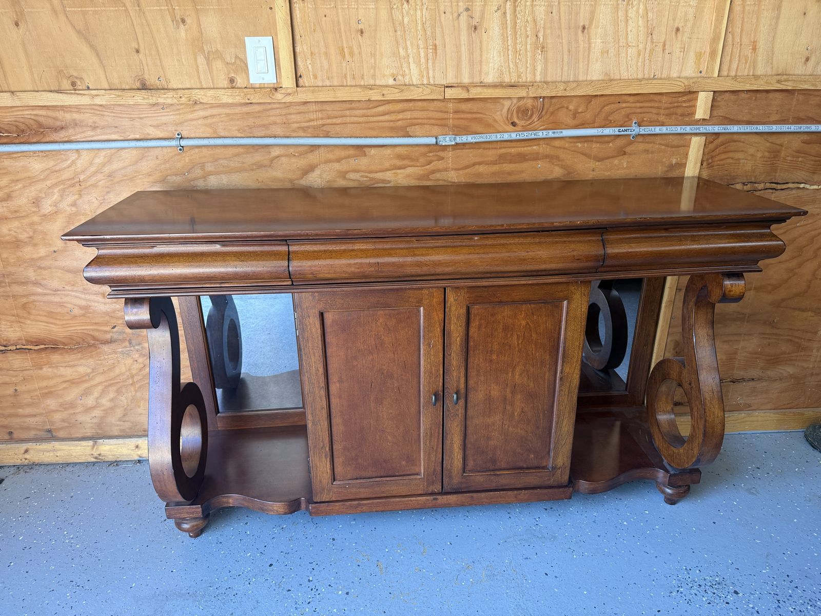 Solid Wood Sideboard / Buffet Cabinet