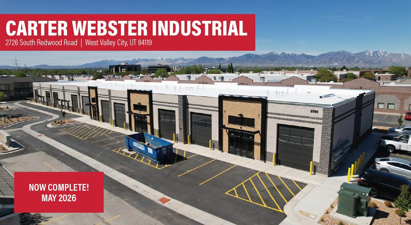 Carter Webster Industrial FOR SALE - 1,044 SF-1,840 SF - West Valley City, UT