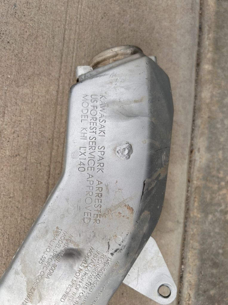 OEM 2025 KLX 140 Exhaust