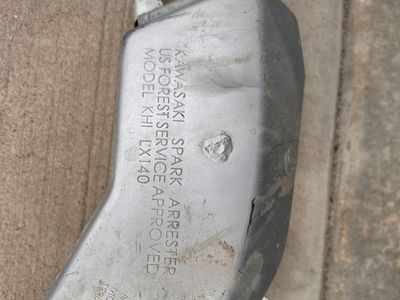 OEM 2025 KLX 140 Exhaust