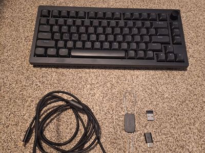 Keychron V1 Max 75% custom keyboard with oil king switches and low profile keycaps