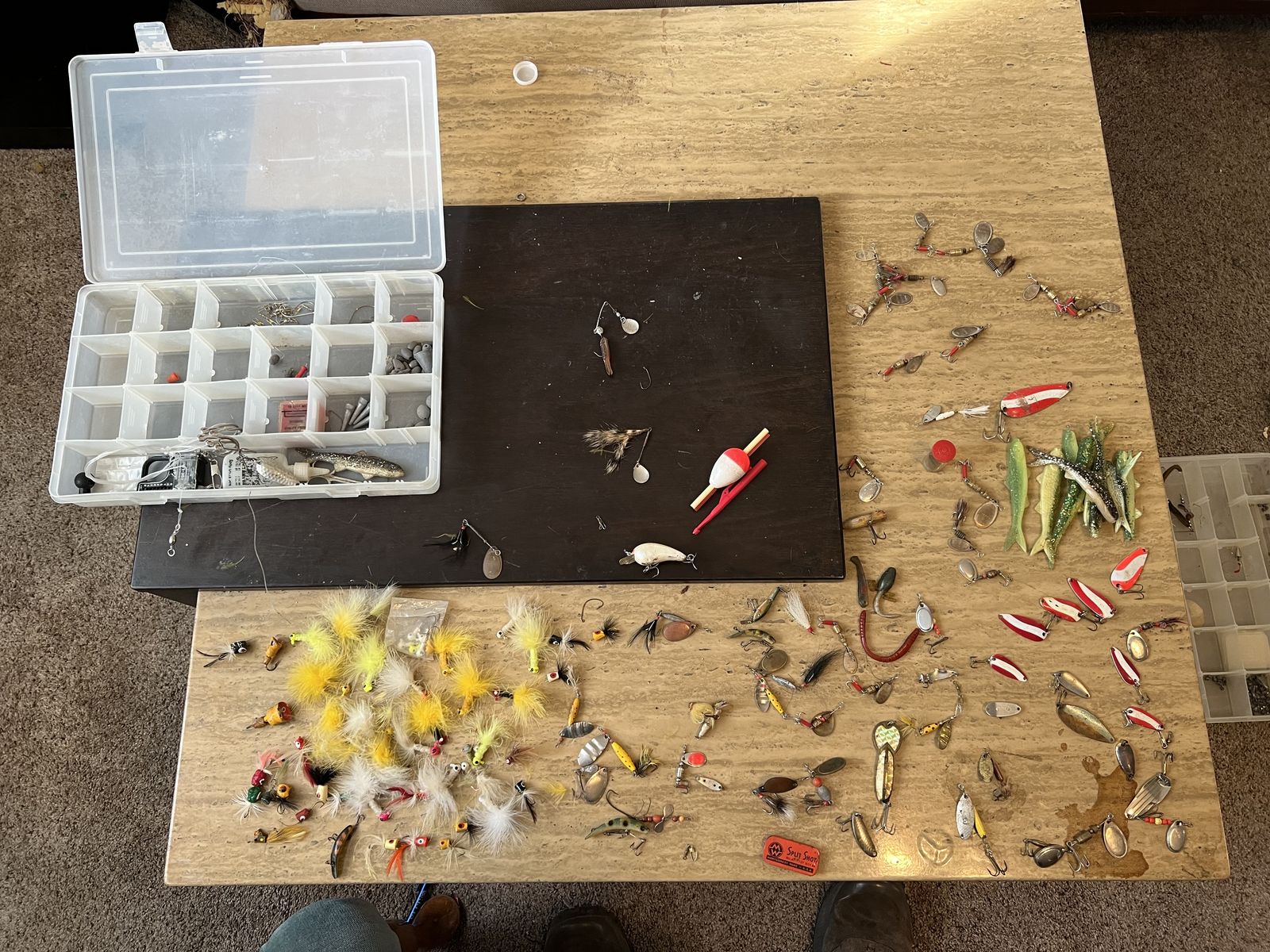 Fishing Tackle Box And Gear