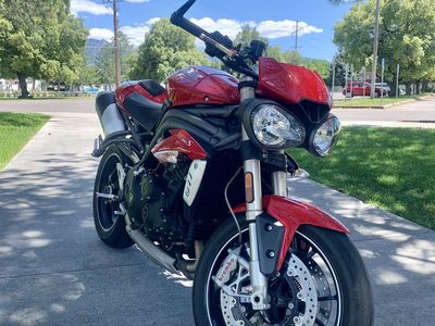 2016 Triumph Speed Triple S — Diablo Red — 4,322 miles — Millcreek