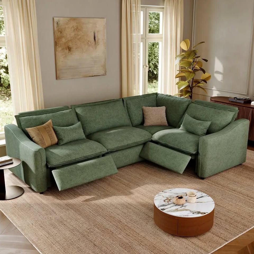 Povison Power Reclining Modular Sectional – Brand New
