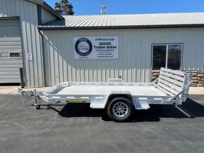 2027 Aluma 7712H 77'x11' 10' Aluminum Utility Trailer Bi-Fold Gate