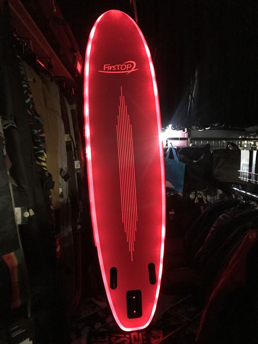 BEST  PADDLEBOARD OUT THERE New Firstop sup stand up paddle board WITH solar lights TRAVEL BAG