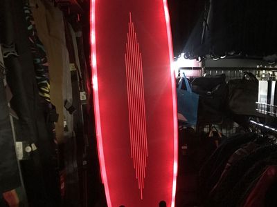 BEST PADDLEBOARD OUT THERE New Firstop sup stand up paddle board WITH solar lights TRAVEL BAG