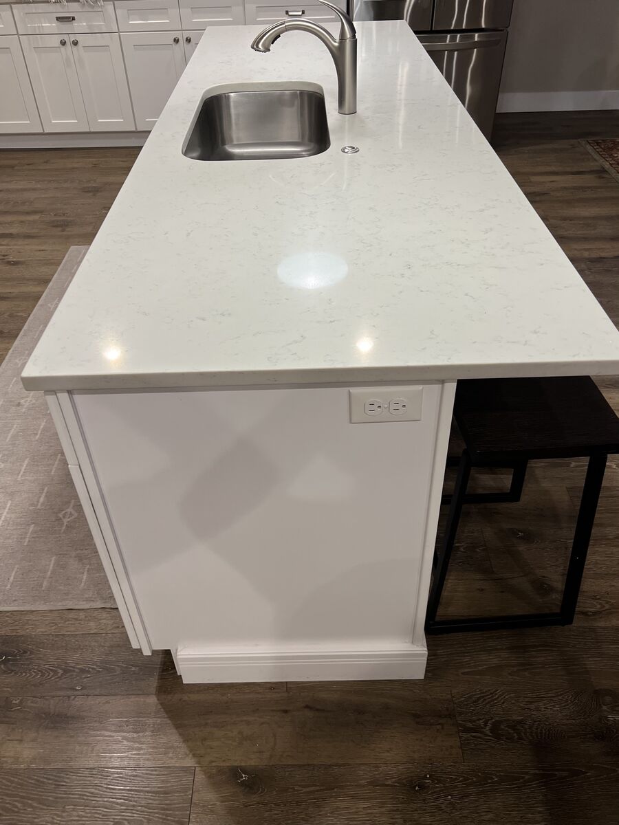 Quartz Island Countertop & Sink