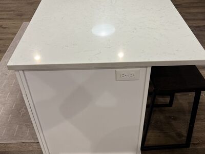 Quartz Island Countertop & Sink
