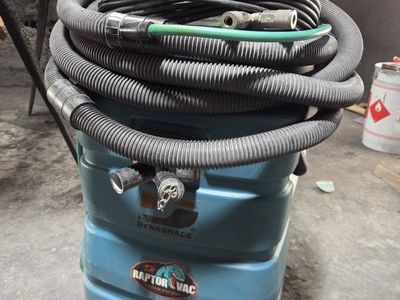 Dynabrade pneumatic sander dust vacuum collector model 61420