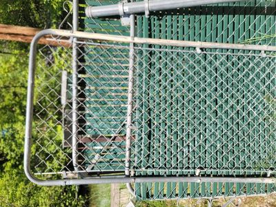 chain link fence gate panel