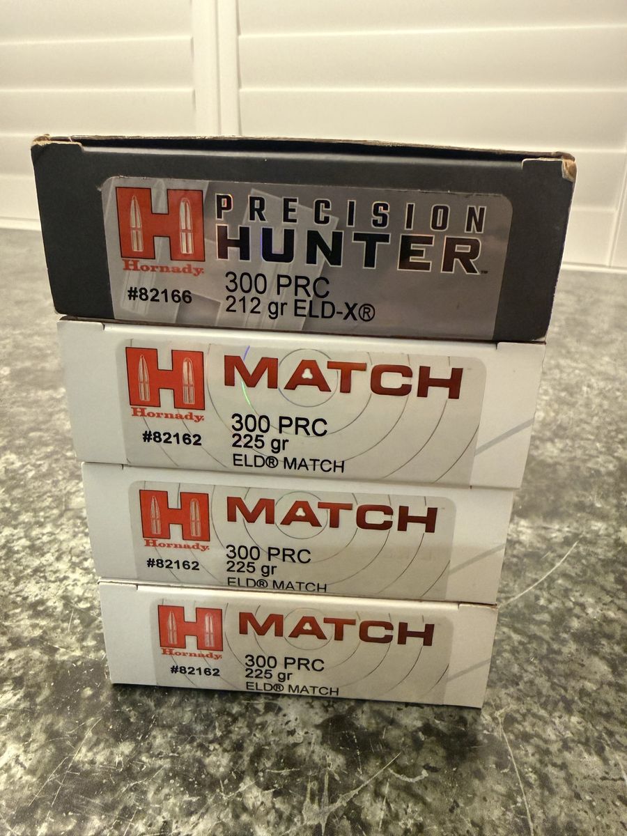 Hornady 300 PRC Factory Ammunition - Precision Hunter & Match