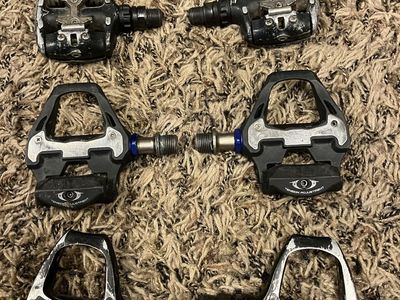 Used Look Cycle Road Bike Clipless Pedals - 3 Pairs