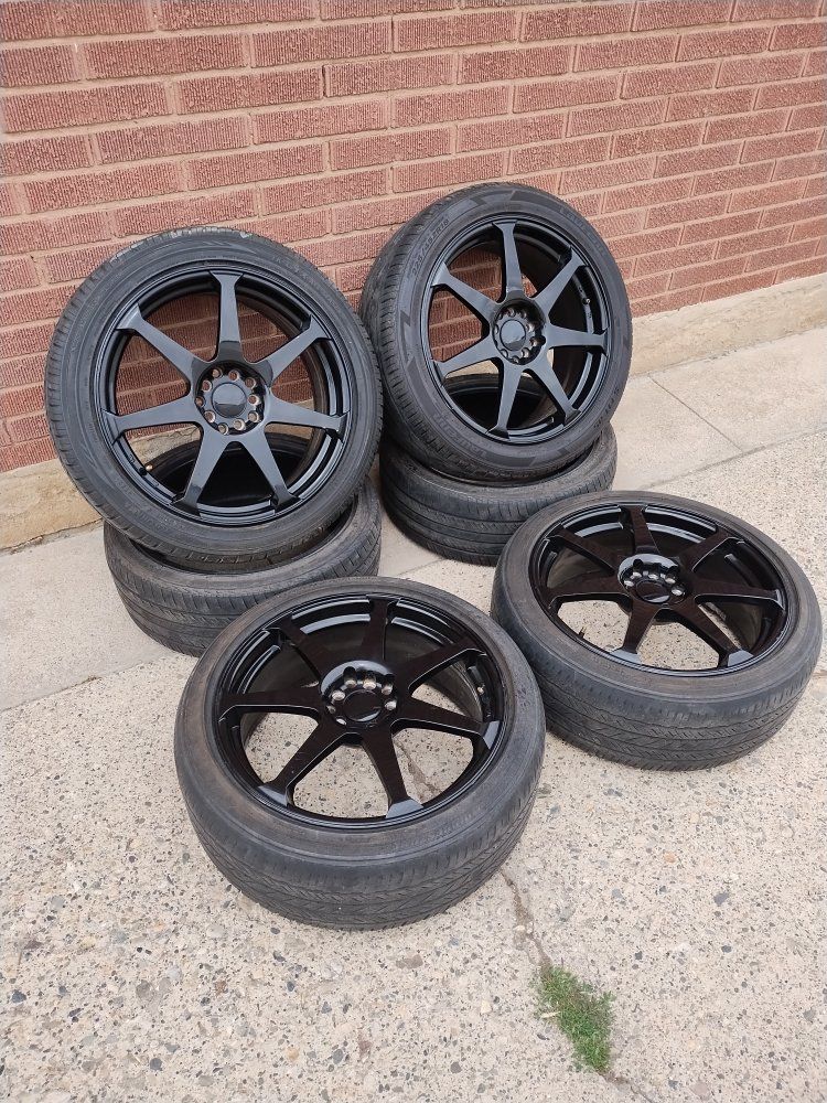 5x100 18x7.5 wheels and tires