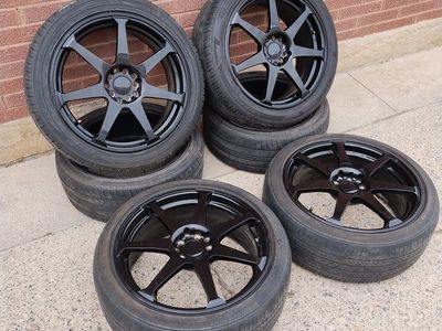 5x100 18x7.5 wheels and tires