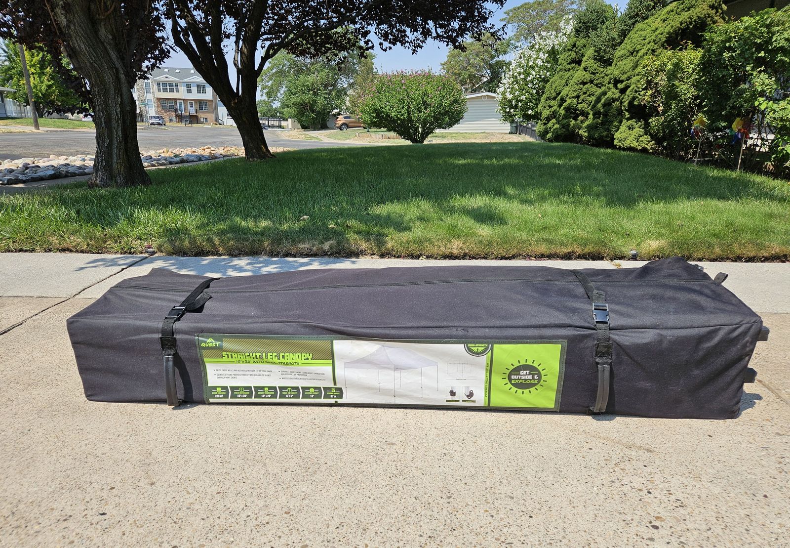 Quest 10x20 Large Canopy Straight Leg Tent