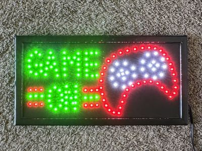 Neon Game On Sign