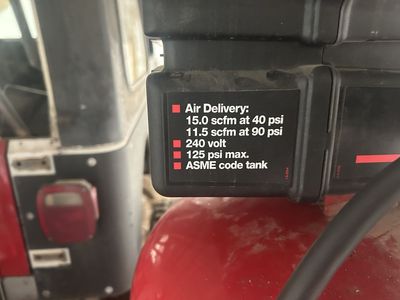 60 gal Craftsman Air Compressor