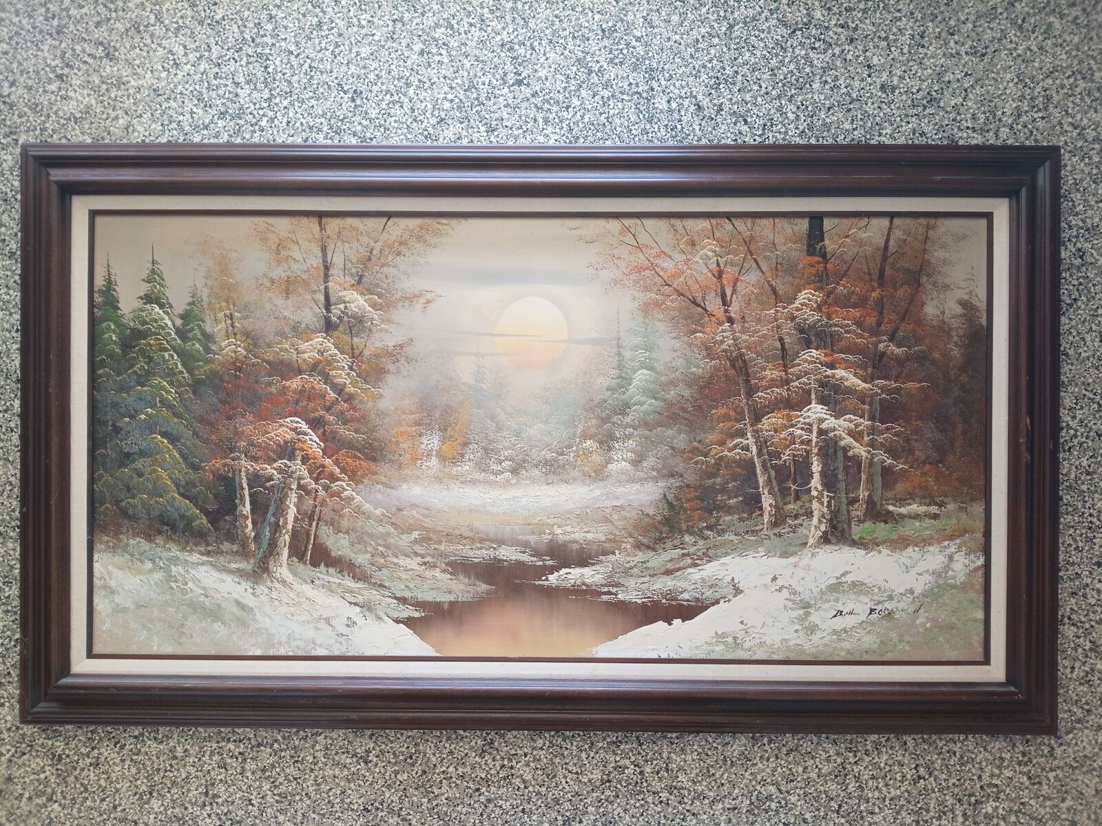 Bill Boswell Vintage Oil Painting