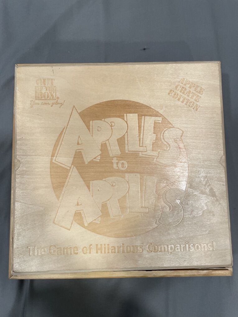 Apples To Apples Wooden Crate Edition Card Game