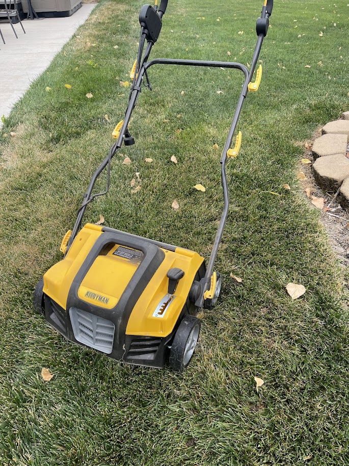 Alloyman 16" Lawn Scarifier/Dethatcher