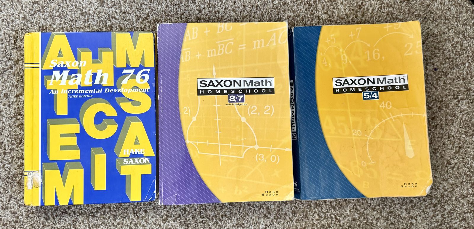 Saxon Math Books