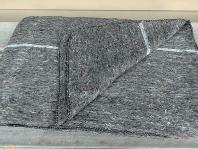 NEW Bob Barker Moving Blankets – 66" x 90" – Gray