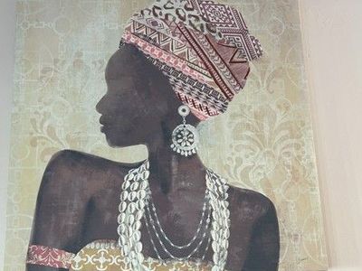 Striking African woman - Canvas art