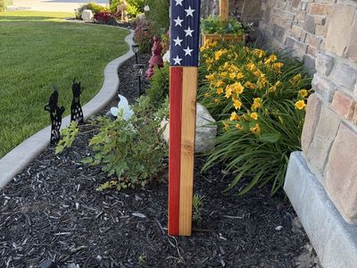 Lighted Flag Post