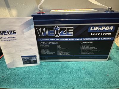 Weize 12V 100Ah LiFePO4 Battery