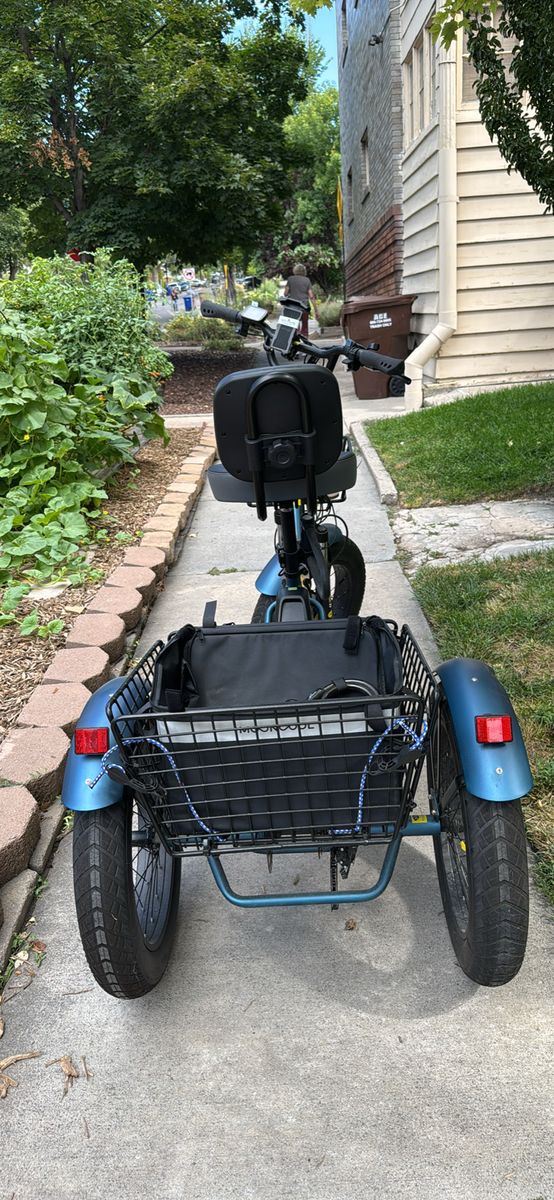 MoonCool E-trike with Trike Hitch Carrier and Lots of Extras