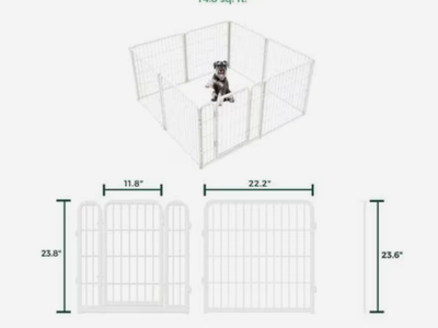 Indoor/Outdoor Dog Playpen