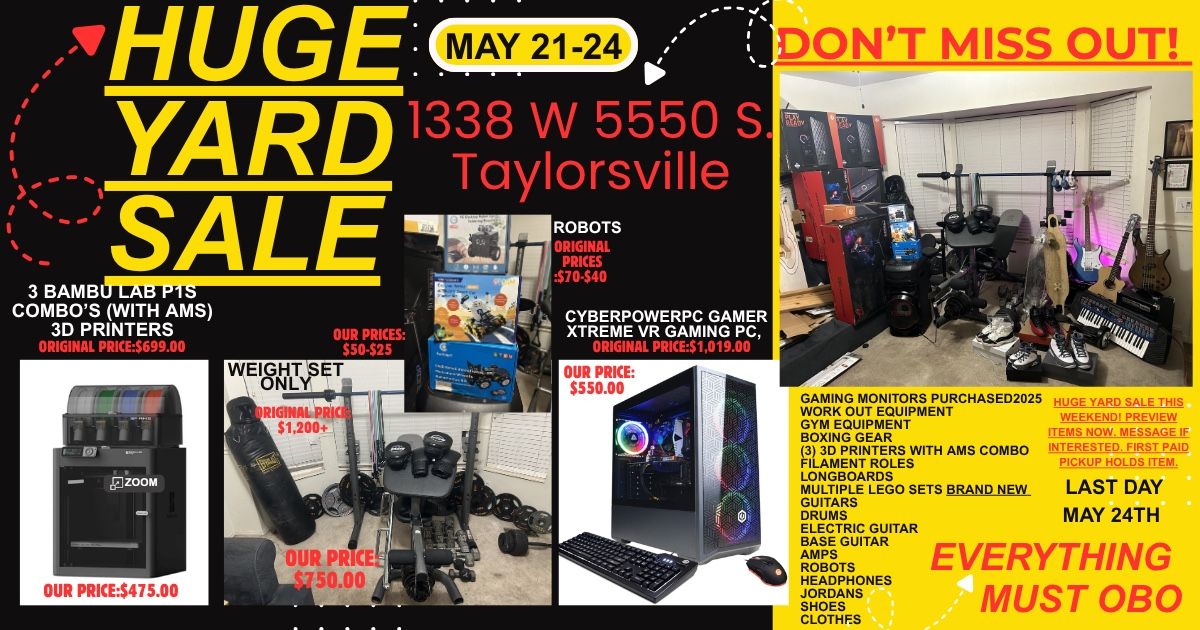 HUGE YARD SALE