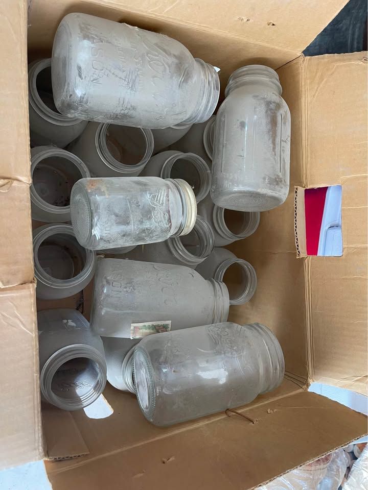 Box of canning jars