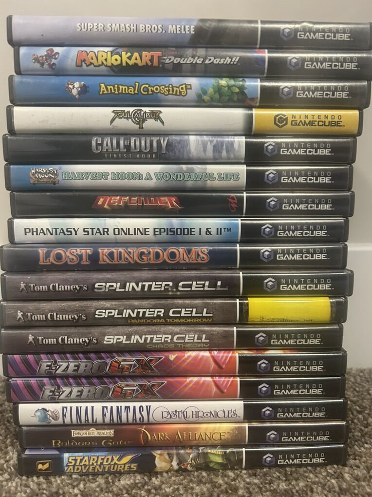 Vintage Nintendo GameCube Collection