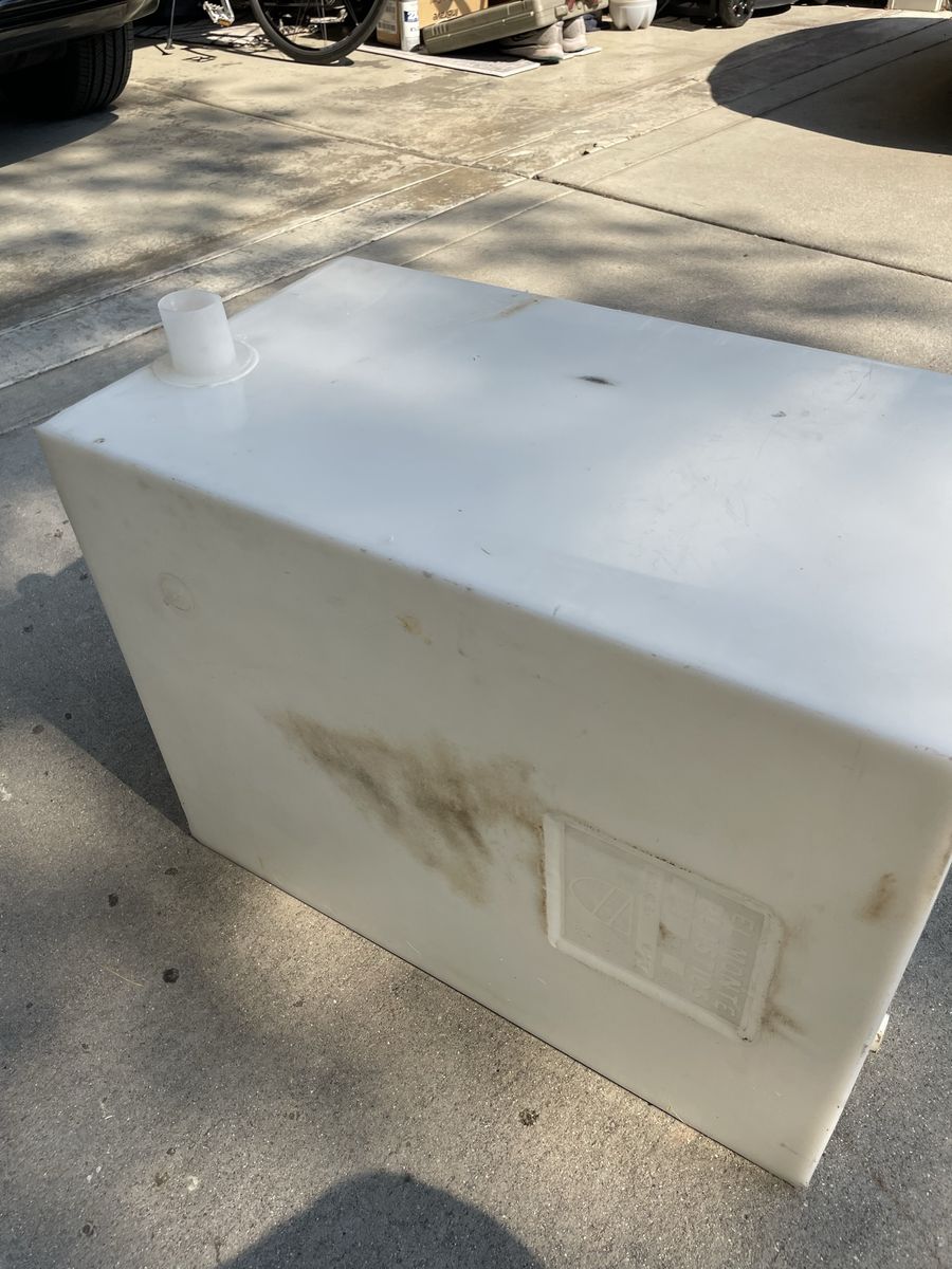 RV Fresh Water Tank - 20 Gallon (17"x23"x12") for Van Build/Trailer