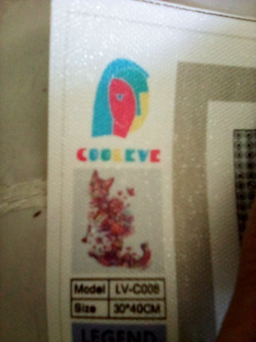 Coo & Eve LV-C008 30x40cm DIY Diamond Art Painting Kit - Floral Cat Design