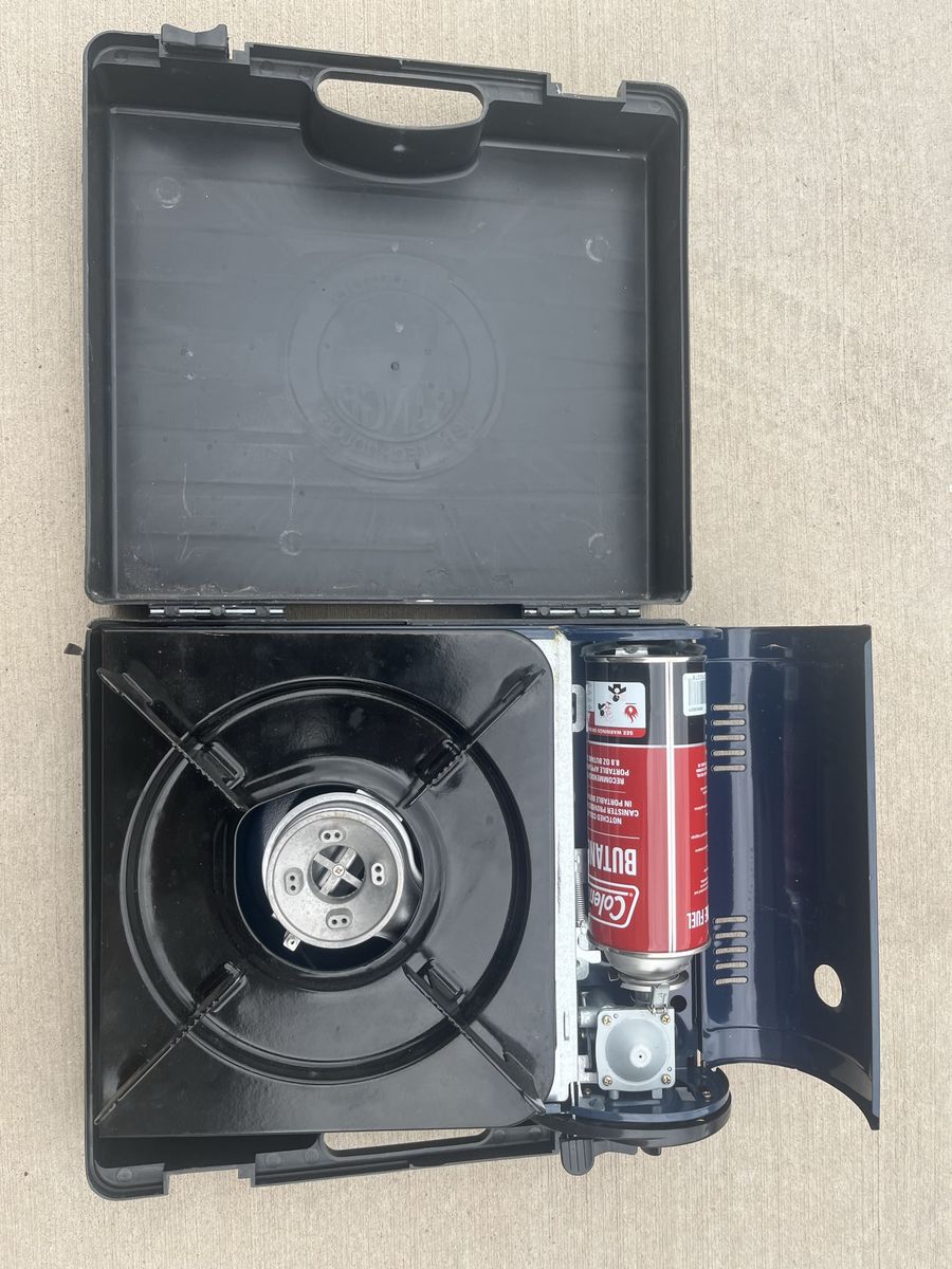 Portable Camping Stove with Carrying Case and Butane Canister