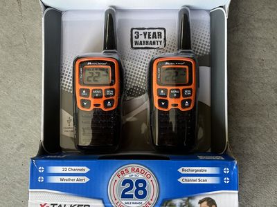 Midland X-Talker T51VP3 Two-Way FRS Radios - 28 Mile Range (2 Pack)
