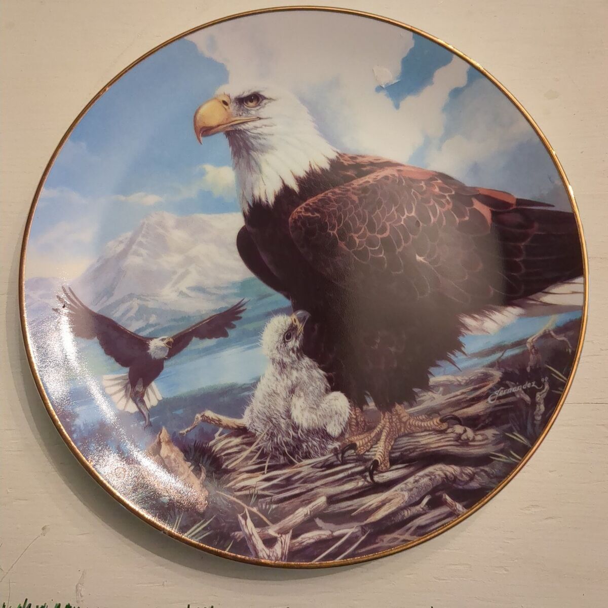 Mario Fernandez collectors plate