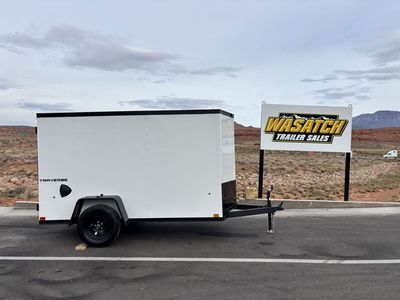 2026 Formula Trailers 5x10 3K Traverse Flat Top V-Nose Enclosed Cargo Trailer