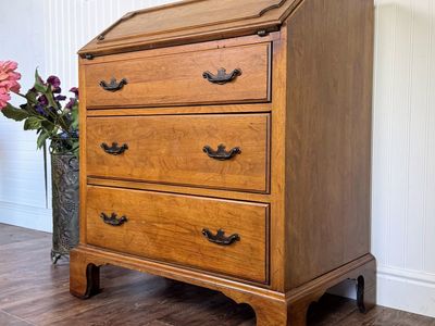 Elegant Vintage Davis Co. Secretary Desk / Dresser