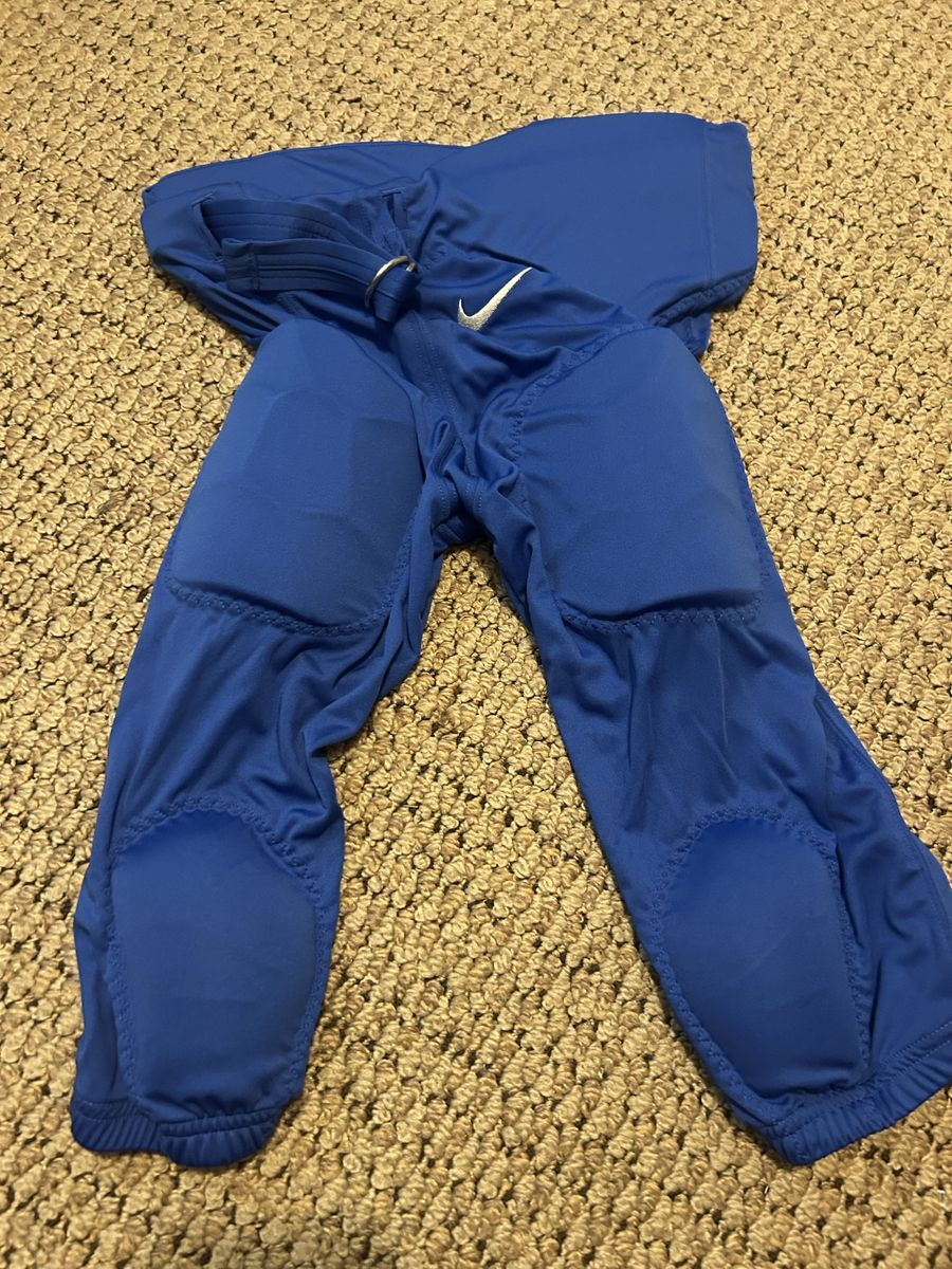 Youth Large Nike Dri-FIT Football Integrated Padded Practice Pants Royal Blue