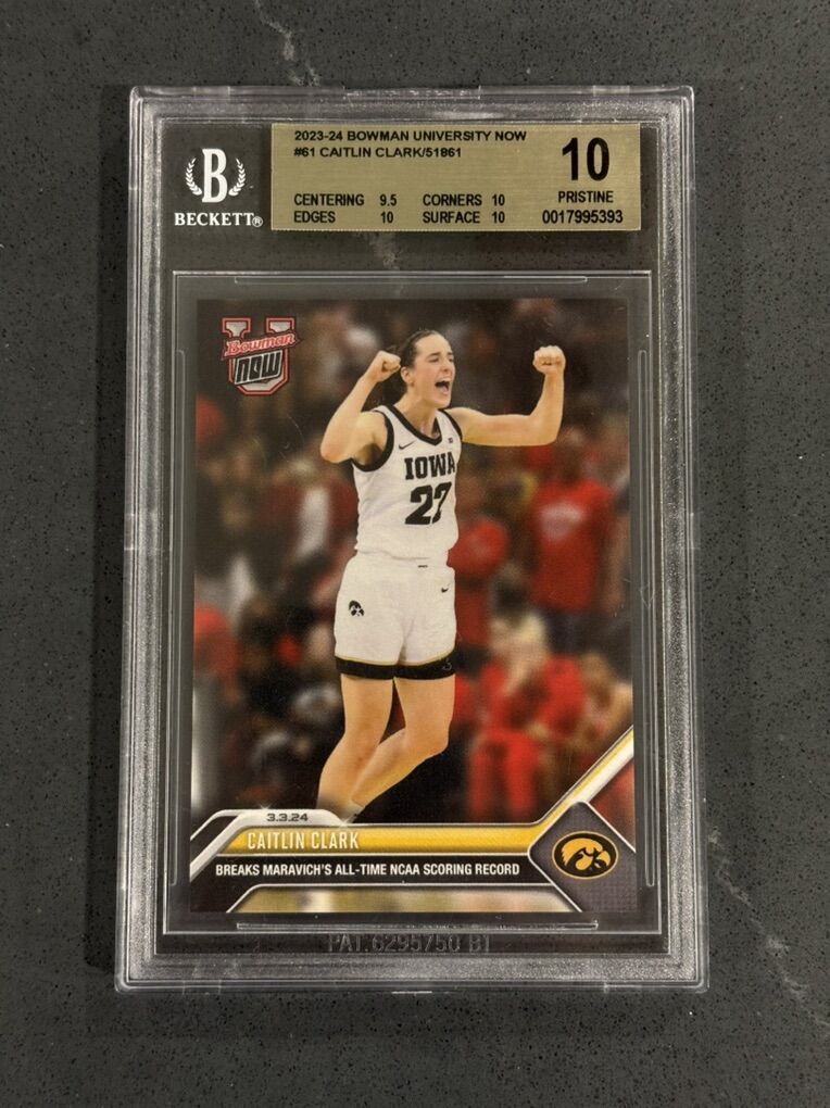 Caitlin Clark Beckett Graded 10