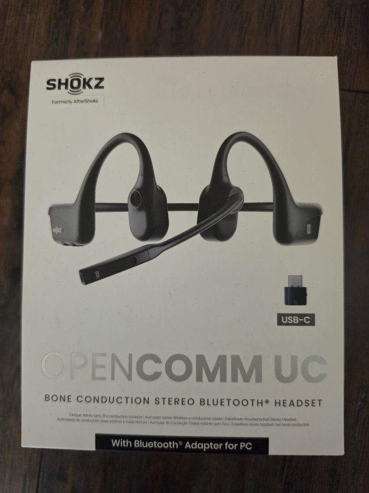 like new shokz bone conducting headset microphone