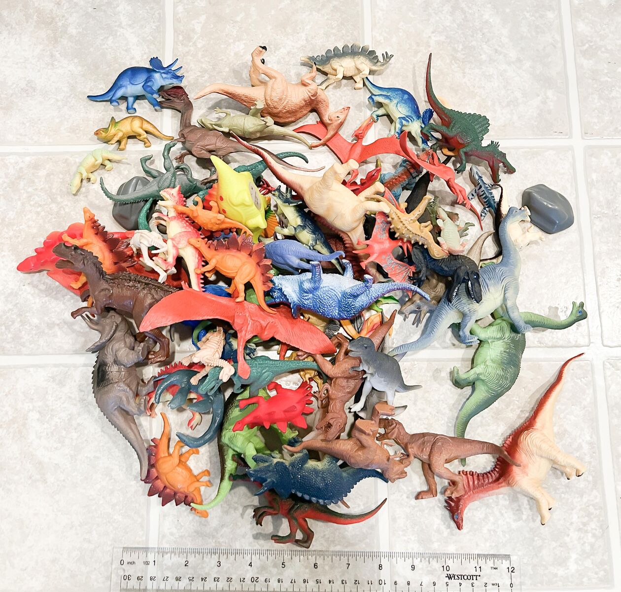 Mini Dinosaur Toy lot of 70