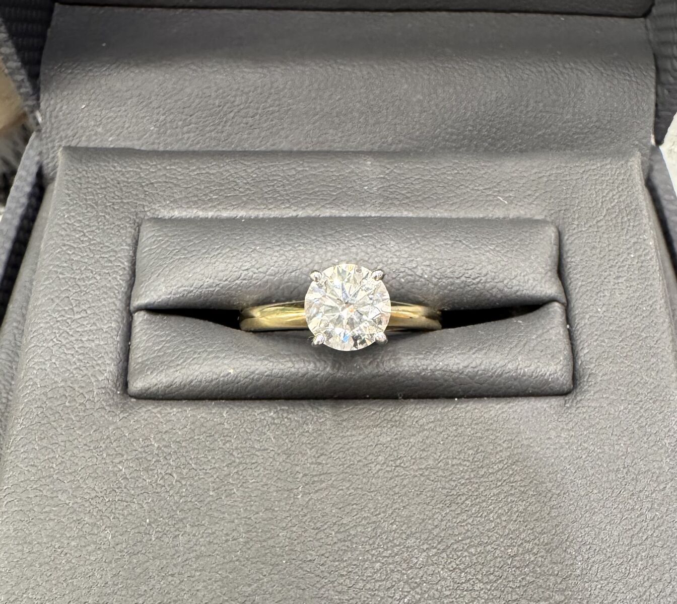 1 Carat Lab Diamond 14k Gold Ring