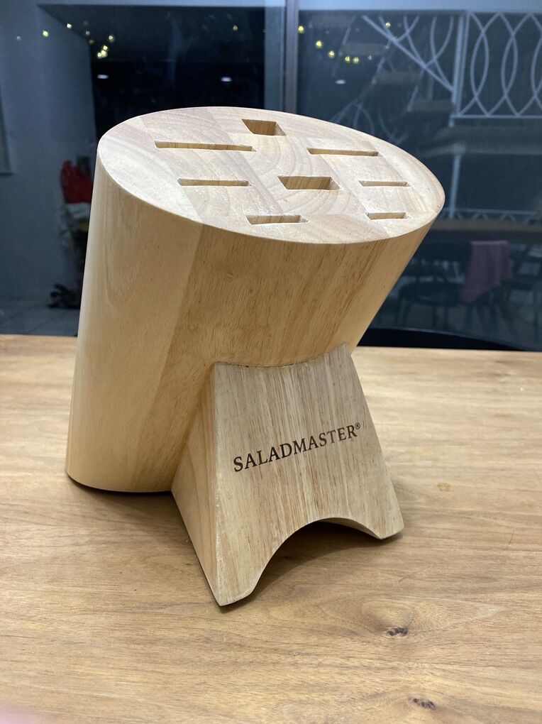 Used Saladmaster Knife block - No Knifes