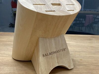 Used Saladmaster Knife block - No Knifes