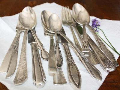Antique Silverplated Flatware...Spoons, forks , knives , servers and other type of silverware...Each piece priced separately